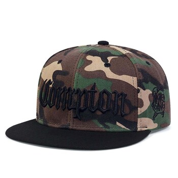 Нова шапка COMPTON CAP Street Dance Snapback Hat Hip Hop Headwear за мъже, жени, възрастни, ежедневна бейзболна шапка за открито слънце