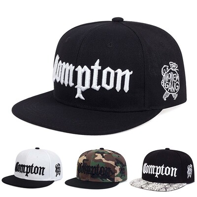 Noua șapcă COMPTON CAP Street Dance Snapback Hat Hip Hop Căciulă pentru bărbați, femei, adulți, în aer liber, șapcă de baseball de soare.