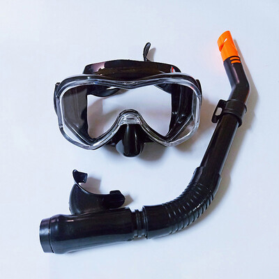 Set snorkel Mască completă Ochelari de scufundări Echipament Costum pentru mare adâncime Ochelari de scufundare uscati din sticlă securizată pentru adulți