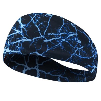 Banda de transpirație sport, elastică, absorbantă, pentru transpirație, unisex, bărbați, femei, fitness, alergare, ciclism, yoga, benzi de siguranță pentru păr, bandaj pentru păr