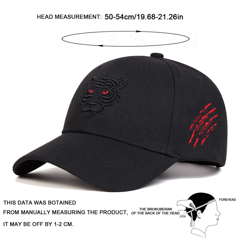 Șepci de baseball cu broderie de tigru pentru copii, primăvară, toamnă, în aer liber, reglabile, pălării ocazionale, băiat, fată, călărie cu protecție solară de călătorie