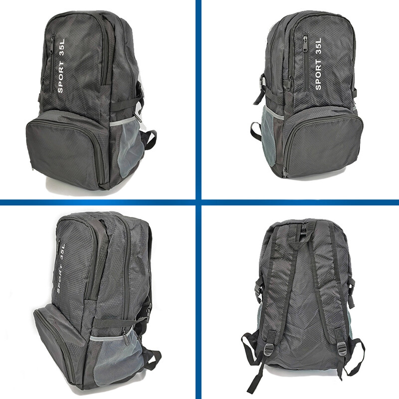 Sulankstoma kuprinė moterims 35 l lengvas kelioninis nešiojamas kuprinės krepšys vyrams, didelės talpos laisvalaikiui didelio dydžio krepšys