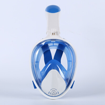 Mască de scufundări pentru adulți, de înaltă definiție, de 180 de grade, silicon lichid, respirație complet uscată, confortabilă, anti-ceață, pentru snorkeling