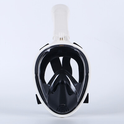 Mască de scufundări pentru adulți, de înaltă definiție, de 180 de grade, silicon lichid, respirație complet uscată, confortabilă, anti-ceață, pentru snorkeling