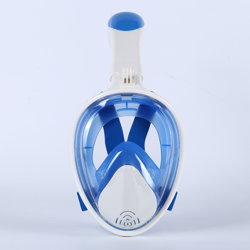 Mască de scufundări pentru adulți, de înaltă definiție, de 180 de grade, silicon lichid, respirație complet uscată, confortabilă, anti-ceață, pentru snorkeling