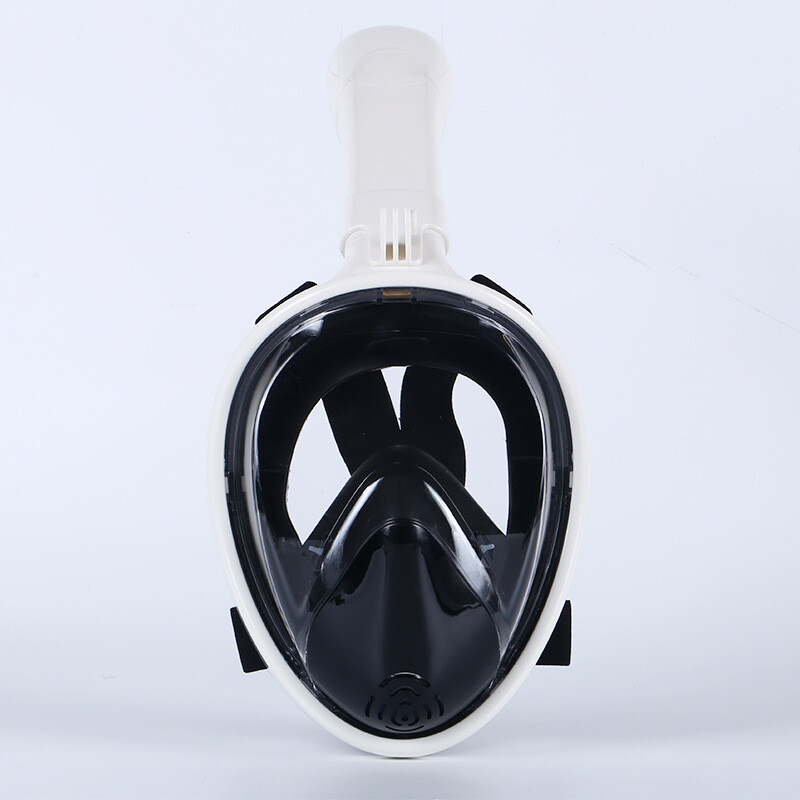 Mască de scufundări pentru adulți, de înaltă definiție, de 180 de grade, silicon lichid, respirație complet uscată, confortabilă, anti-ceață, pentru snorkeling