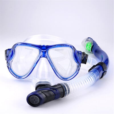 Mască de snorkeling Ochelari de scufundări cu miopie optică Ochelari de scufundări cu lentile universale pentru adulți Ochelari de scufundări Snorkel complet uscat Cadru mare