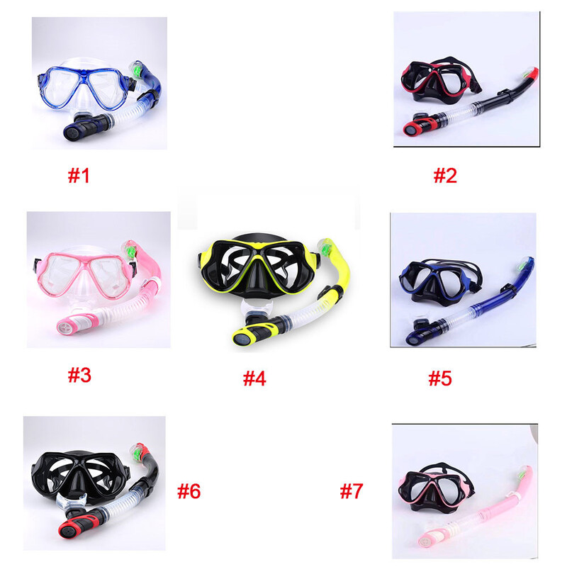 Snorgeldamismask Optiline lühinägelikkus sukeldumisprillid Täiskasvanutele Universaalsed Power Objektiivid Sukeldumisprillid Silikoonist Täiskuiv snorkel Suur raam