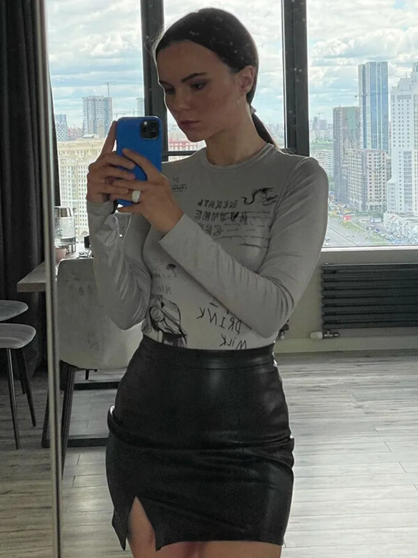 Vasaras modes vēstules karikatūras drukas bodijs viengabala izdilis, tievs, garām piedurknēm ar apaļu kaklu apakšveļa Seksīgs ikdienišķs festivāla apģērbs