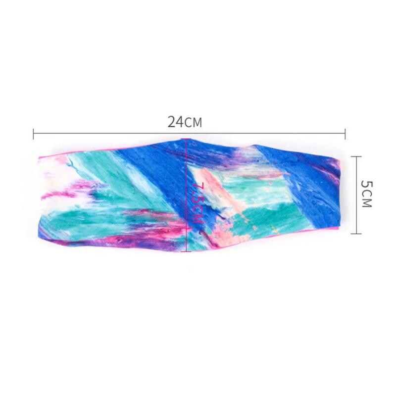 1 buc bandă de transpirație sport, respirabilă, absorbantă de transpirație, bandă elastică pentru transpirație, bandă de păr moale, pentru sport în aer liber, pentru yoga.