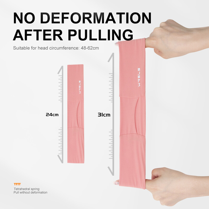 WRELS sportinė galvos juosta, bėgimo, fitneso, prakaito juosta, elastinga, sugerianti prakaitą dviračių bėgimas tenisas joga sporto salė galvos juosta plaukų tvarsčiai