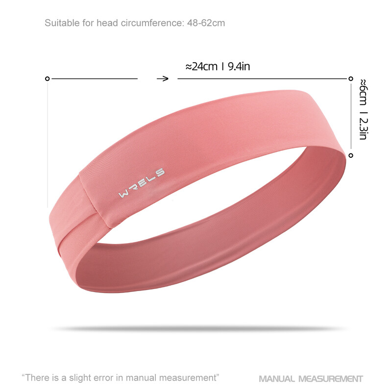 WRELS sportinė galvos juosta, bėgimo, fitneso, prakaito juosta, elastinga, sugerianti prakaitą dviračių bėgimas tenisas joga sporto salė galvos juosta plaukų tvarsčiai