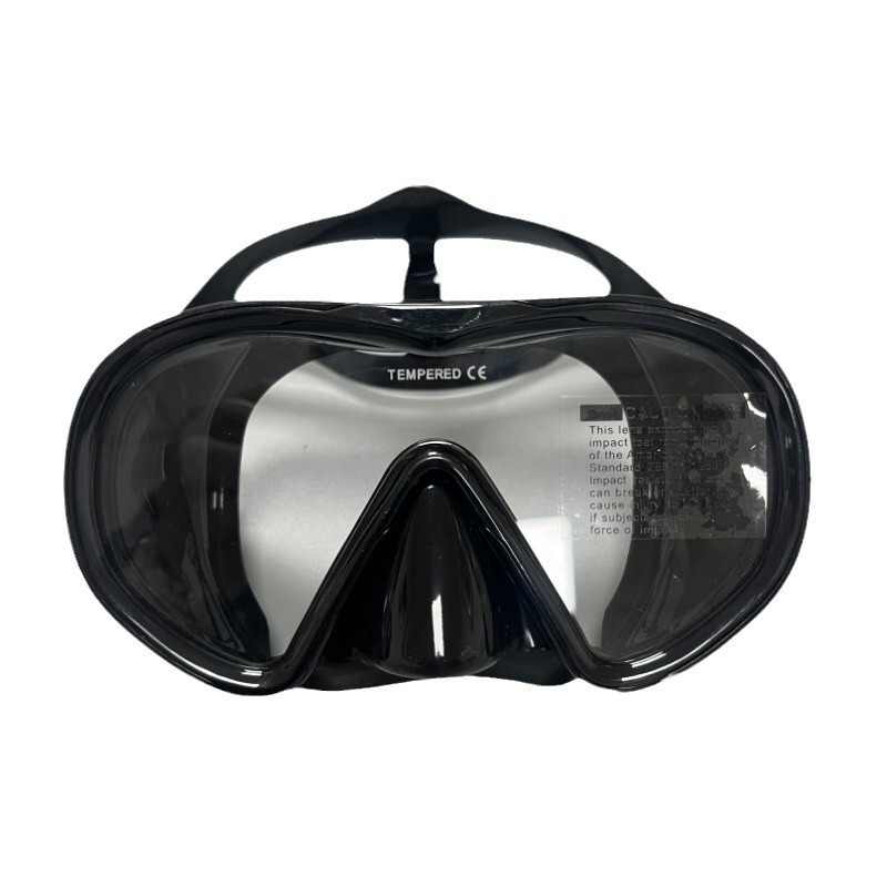 Snorkel nardymo kaukė plaukimo akiniai silikoninis sijonas nardymo kaukė su spalvingu lęšiu grūdintas stiklas, skirtas suaugusiam jaunimui