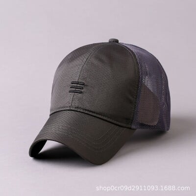 Oversize Big Head Man Plus Size Καπέλο μπέιζμπολ Άνοιξη Καλοκαίρι Λεπτό Υφασμάτινο Διχτυωτό Καπέλο Αντηλιακό Αντρικό Snapback M 55-59cm L 60-64cm