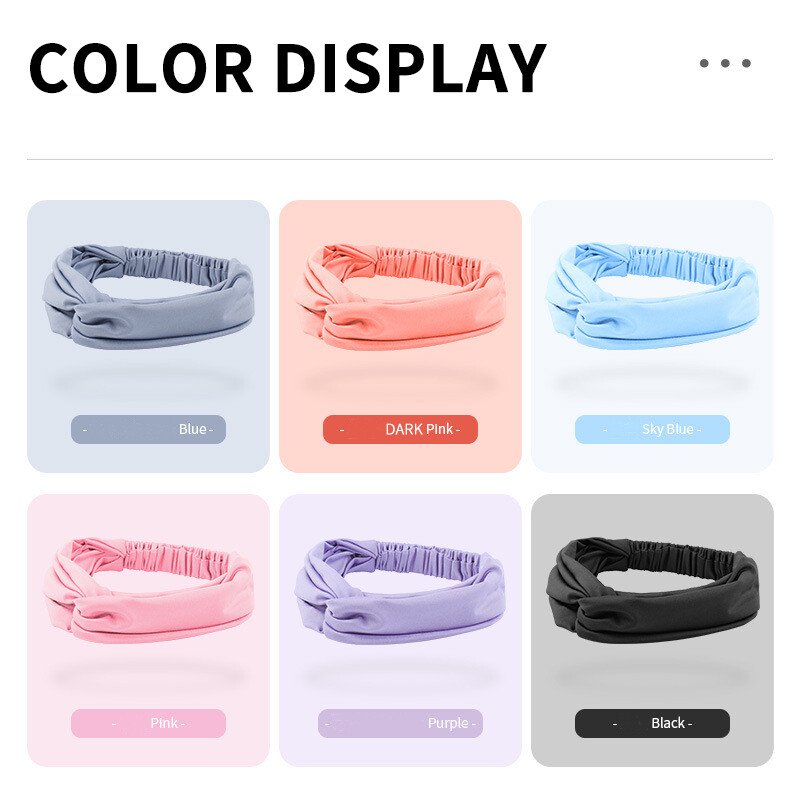 1 buc Banda de transpirație anti-alunecare pentru sport, pentru baschet, alergare, fitness, yoga, elimină umiditatea, bentită respirabilă, bandă de păr