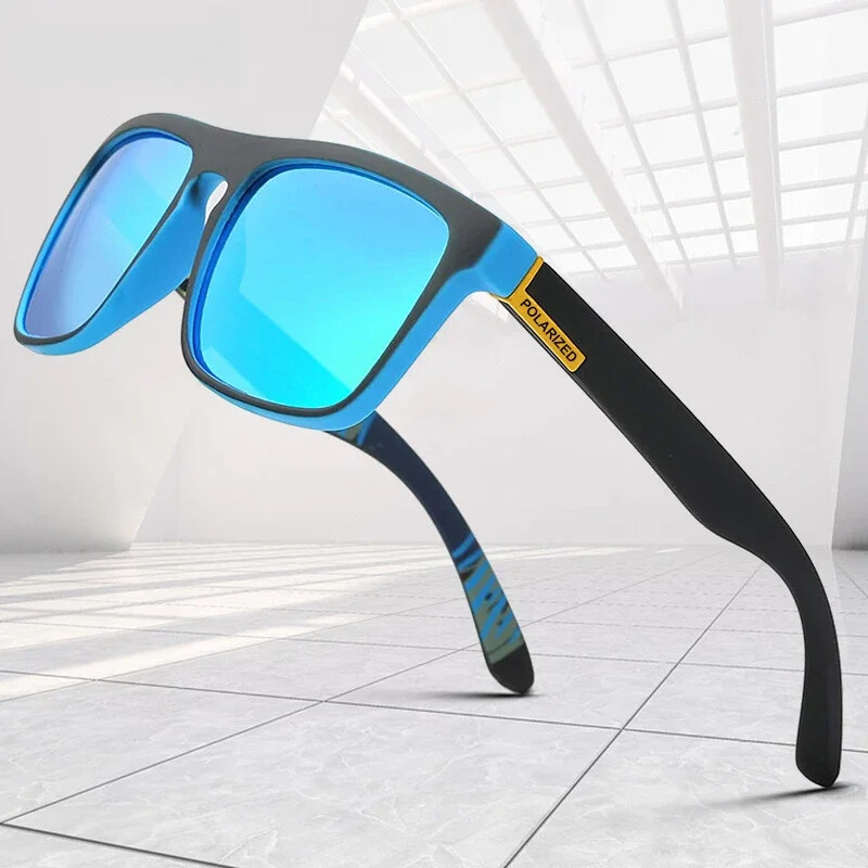 O pereche de ochelari de modă polarizați de epocă, ochelari de modă de lux pentru pescuit retro, ochelari anti-orbire.