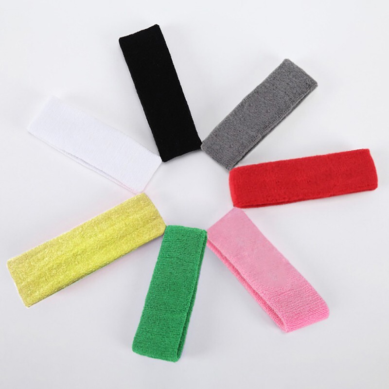 Pure Color sportska traka za glavu Pokrivalo za trčanje Traka za glavu koja upija znoj Košarkaški pojas protiv znojenja Pojas za fitnes Vodič za znojenje