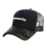Komatsu Trucker Cap Vīriešu cepure beisbola cepures Forša vasaras unisex sieta cepure MZ -537