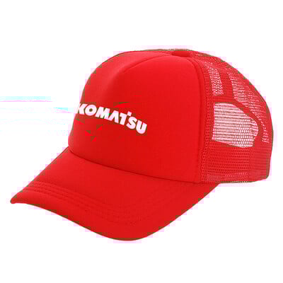 Komatsu Trucker Cap Vīriešu cepure beisbola cepures Forša vasaras unisex sieta cepure MZ -537