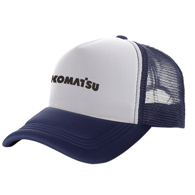 Komatsu Trucker Cap Vīriešu cepure beisbola cepures Forša vasaras unisex sieta cepure MZ -537