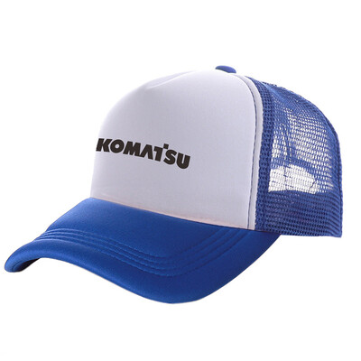 Komatsu Trucker Cap Vīriešu cepure beisbola cepures Forša vasaras unisex sieta cepure MZ -537