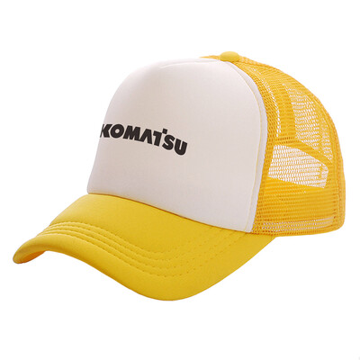 Komatsu Trucker Cap Vīriešu cepure beisbola cepures Forša vasaras unisex sieta cepure MZ -537