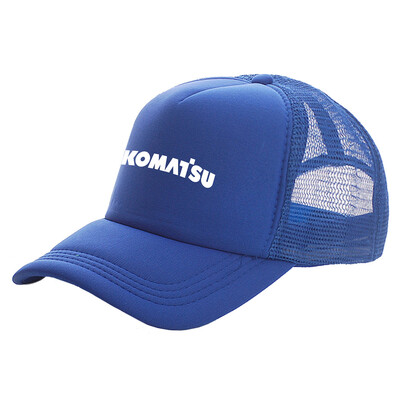 Komatsu Trucker Cap Vīriešu cepure beisbola cepures Forša vasaras unisex sieta cepure MZ -537