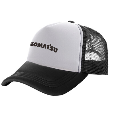 Komatsu Trucker Cap Vīriešu cepure beisbola cepures Forša vasaras unisex sieta cepure MZ -537