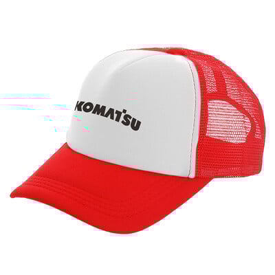 Komatsu Trucker Cap Vīriešu cepure beisbola cepures Forša vasaras unisex sieta cepure MZ -537