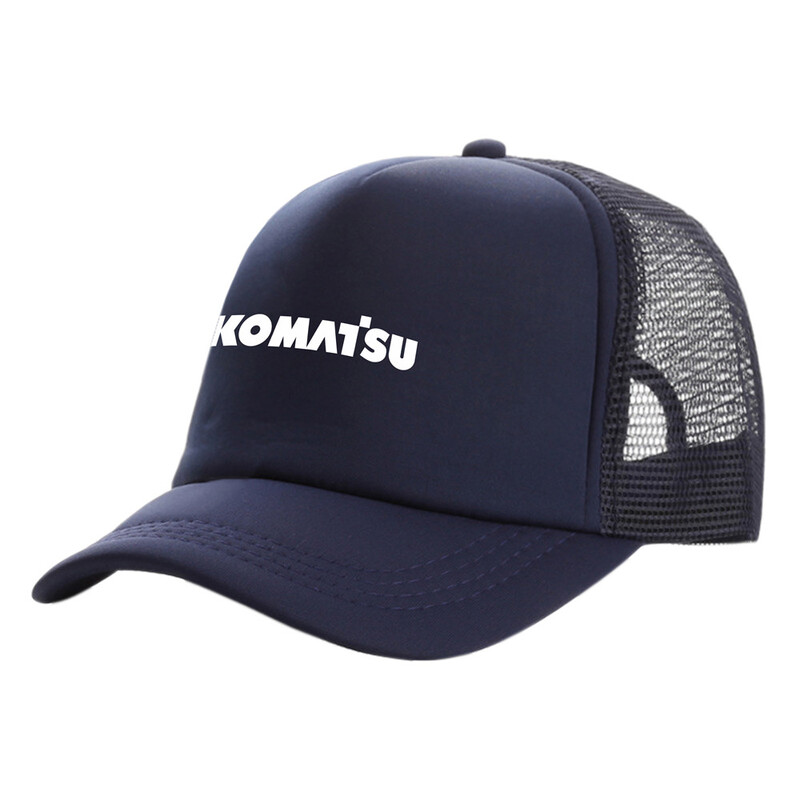 Komatsu Trucker Cap Vīriešu cepure beisbola cepures Forša vasaras unisex sieta cepure MZ -537