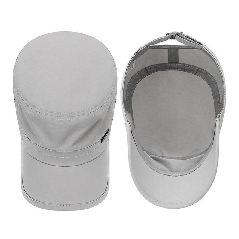 Vīriešu beisbola cepure Kadetu cepure elpojoša regulējama plakana vāciņš Pavasara vasaras aizsargcepure ikdienas āra anti-UV vāciņš