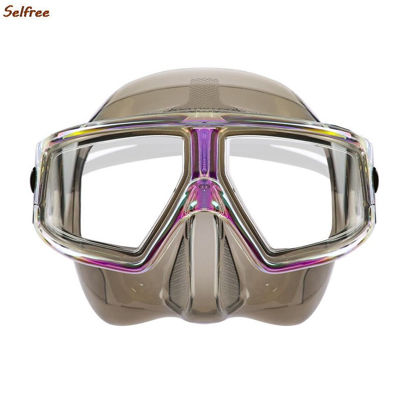 Laisvo nardymo kaukė Pusei veido Lengva, mažo tūrio nemokami nardymo akiniai nuo rasojimo skysto silikagelio nardymo įranga Dropshipping4