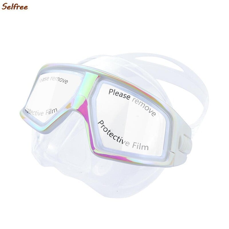 Laisvo nardymo kaukė Pusei veido Lengva, mažo tūrio nemokami nardymo akiniai nuo rasojimo skysto silikagelio nardymo įranga Dropshipping4