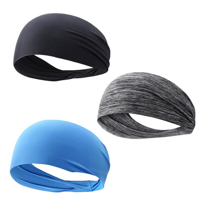 Vīriešu sporta galvas saite, sviedrus absorbējoša un pretsvīšana, skriešanas fitnesa galvas saite, stīpas joga