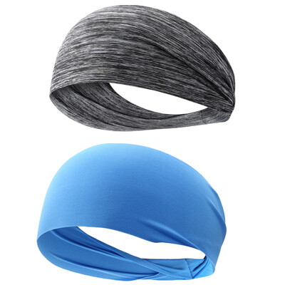 Vīriešu sporta galvas saite, sviedrus absorbējoša un pretsvīšana, skriešanas fitnesa galvas saite, stīpas joga