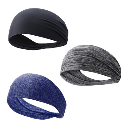Vīriešu sporta galvas saite, sviedrus absorbējoša un pretsvīšana, skriešanas fitnesa galvas saite, stīpas joga