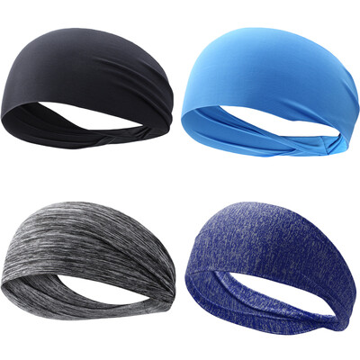 Vīriešu sporta galvas saite, sviedrus absorbējoša un pretsvīšana, skriešanas fitnesa galvas saite, stīpas joga