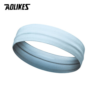Banda de transpirație AOLIKES Sport Bandă de transpirație pentru bărbați și femei Banda de transpirație pentru cap pentru alergare Fotbal Batică pentru cap elastică anti-alunecare