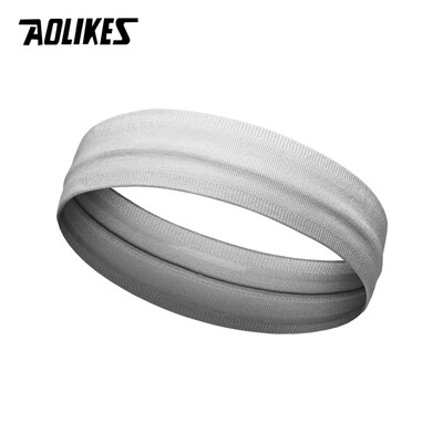 Banda de transpirație AOLIKES Sport Bandă de transpirație pentru bărbați și femei Banda de transpirație pentru cap pentru alergare Fotbal Batică pentru cap elastică anti-alunecare