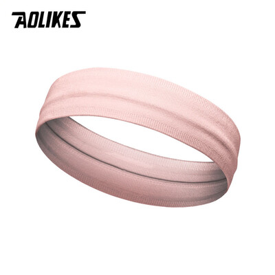 Banda de transpirație AOLIKES Sport Bandă de transpirație pentru bărbați și femei Banda de transpirație pentru cap pentru alergare Fotbal Batică pentru cap elastică anti-alunecare