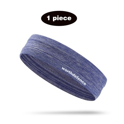 WorthWhile sviedru lente sporta trenažieru zāle Atlētiska galvas saite pret slīdēšanu sievietēm vīriešiem elpojoša basketbola fitnesa joga volejbola matu lente