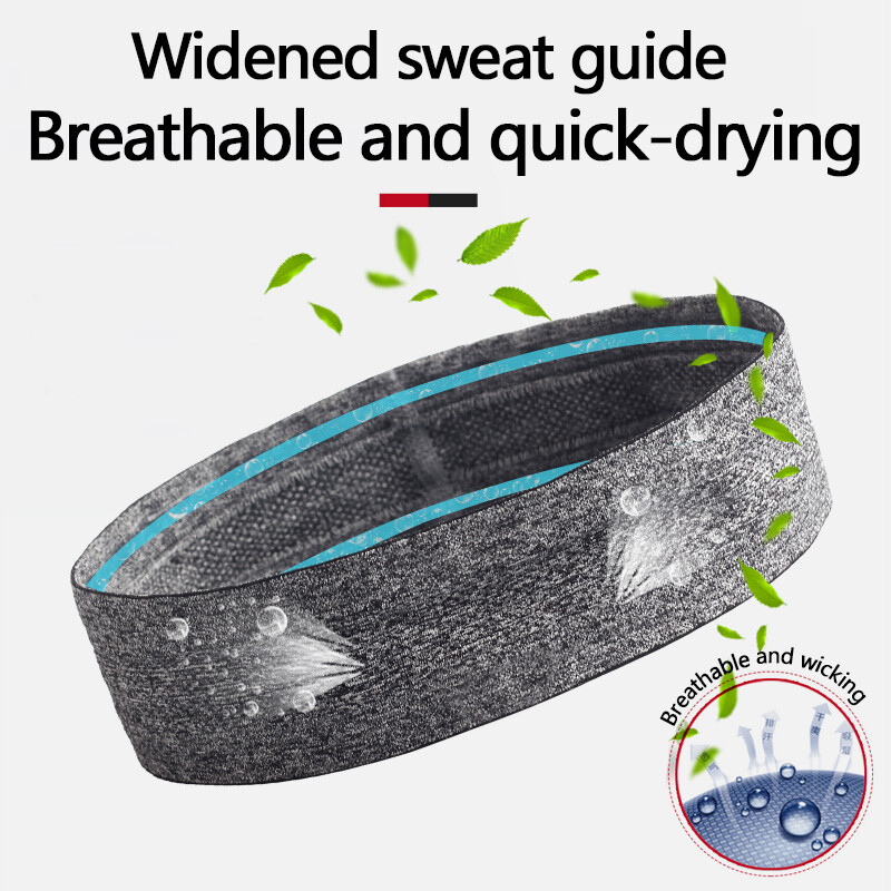 1 бр. Лента за пот, отвеждаща влагата, дишаща, мъже, жени, спортна еластична лента за глава за фитнес зала, бягаща баскетболна топка