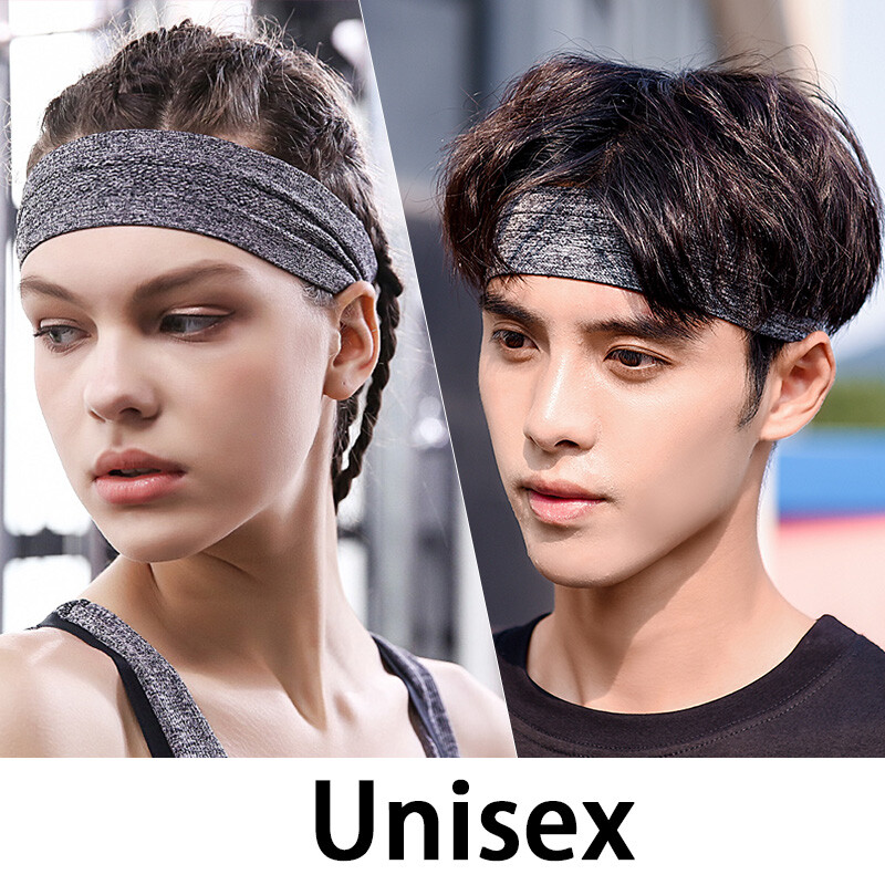 1 бр. Лента за пот, отвеждаща влагата, дишаща, мъже, жени, спортна еластична лента за глава за фитнес зала, бягаща баскетболна топка