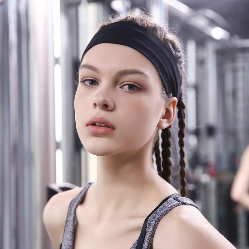 1 бр. Лента за пот, отвеждаща влагата, дишаща, мъже, жени, спортна еластична лента за глава за фитнес зала, бягаща баскетболна топка