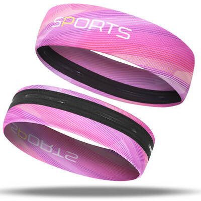 Meryl Athletic galvas saite vīriešiem sieviešu elastīgās sviedru lentes, basketbola sporta veidi, fitnesa zāle, sviedru lente, volejbols, tenisa galvas saite