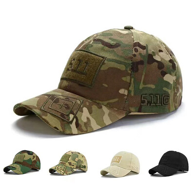 Şapci de baseball tactice pentru bărbaţi Şapcă în aer liber Camuflaj Vânătoare Drumeţii CS Pălărie snapback din bumbac Pălării de soare de camioner de vară