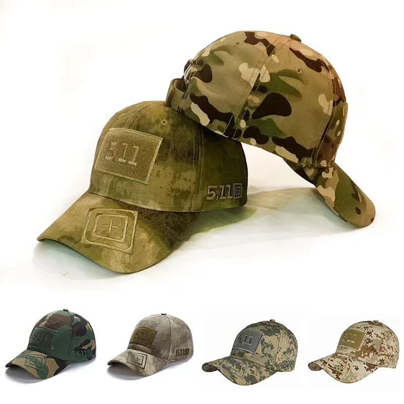Şapci de baseball tactice pentru bărbaţi Şapcă în aer liber Camuflaj Vânătoare Drumeţii CS Pălărie snapback din bumbac Pălării de soare de camioner de vară