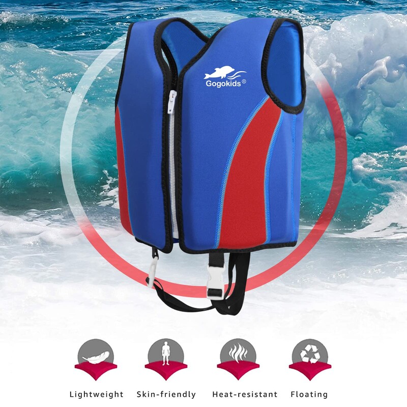 Gogokids Kids ujumisvest Baby Folat ujumistreening jakk Väikelaste ujumiskostüüm Ujumisriided lastele vanuses 2-9 aastat