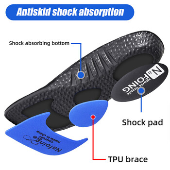 EVA πάτοι για παπούτσια Sole Shock Orthotic Insole Absorption Deodorant Breathable Cushion Running Insole for Feet Arch Suppor