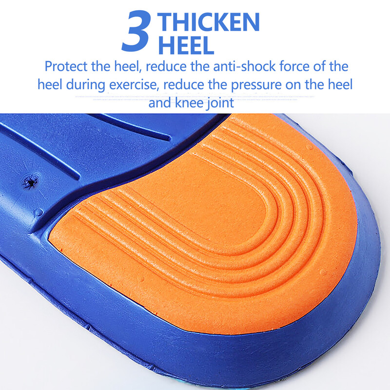 Elastični Memory sportski ulošci za podršku bolovima u stopalima Masirajući silikonski ulošci Gel Mekana podloga za sportsku obuću za žene Muškarci Potplat za tenisice